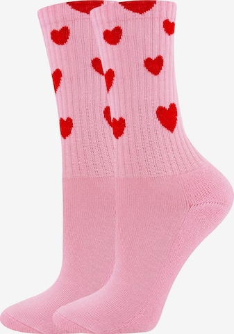 EWERS Sukat 'Hearts' värissä vaaleanpunainen: etupuoli