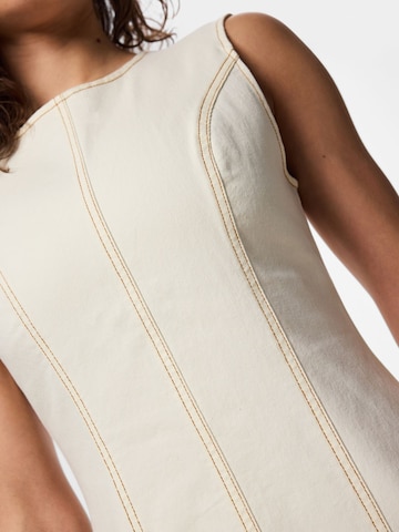 PIECES Dress 'PCFRANNA' in Beige