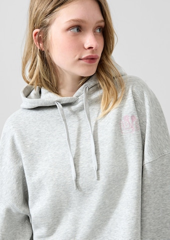 Sweat-shirt QS en gris