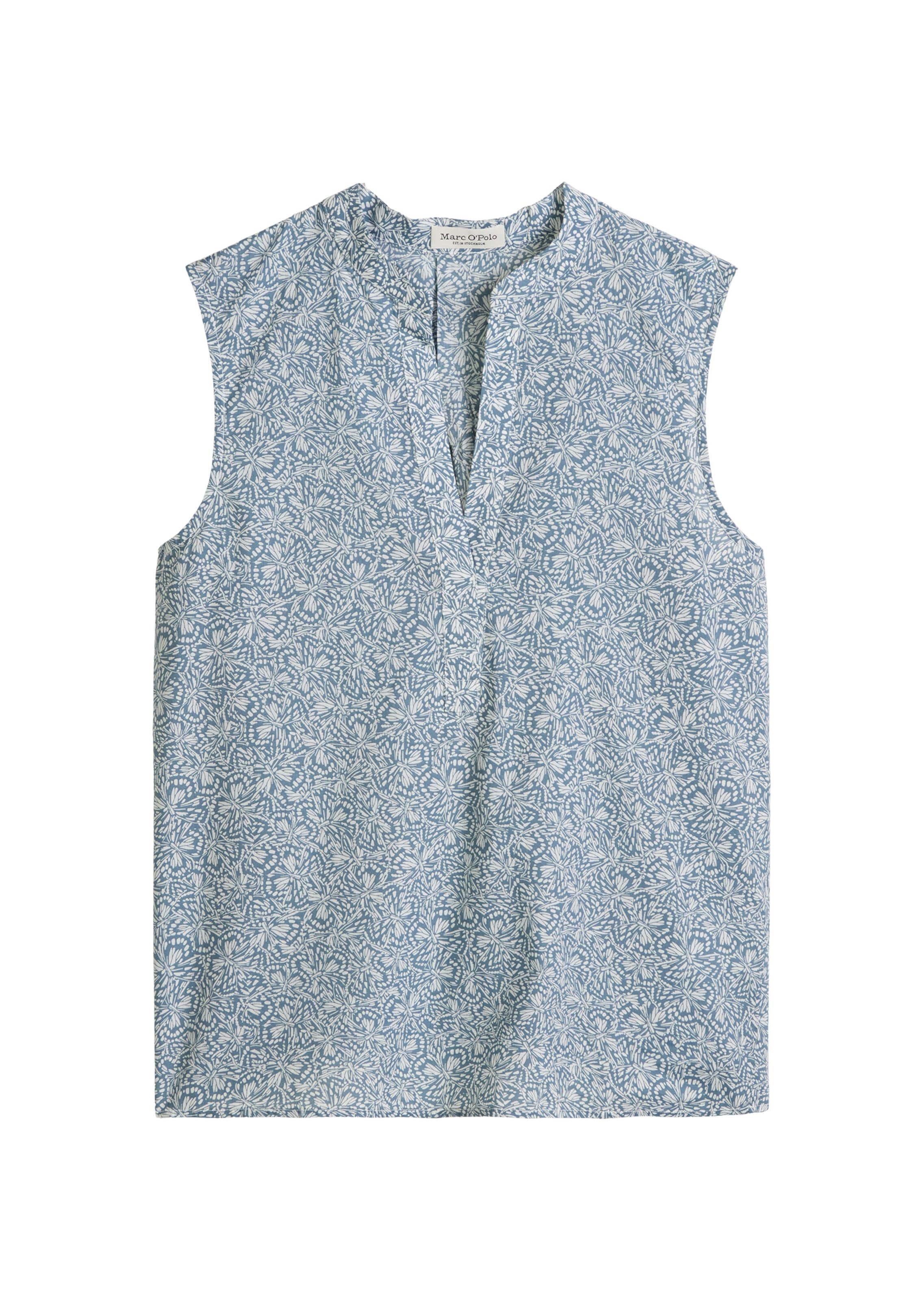Marc O'Polo Bluse in Blau: Vorderseite