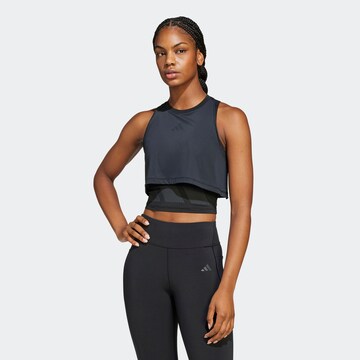 ADIDAS PERFORMANCE Спортивный топ 'Cool Intensity' в Черный: спереди