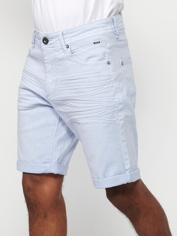 KOROSHI Slimfit Shorts in Blau