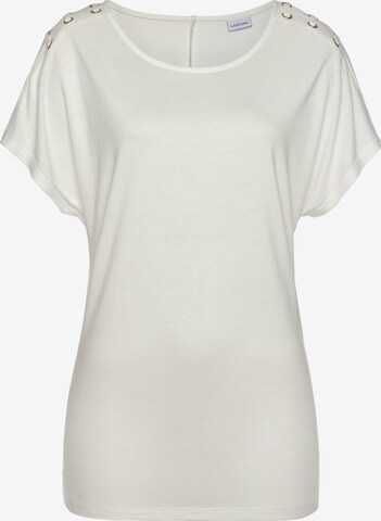 T-shirt LASCANA en beige : devant