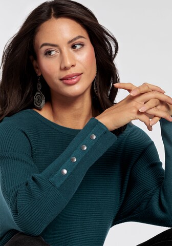 LAURA SCOTT Pullover in Grün