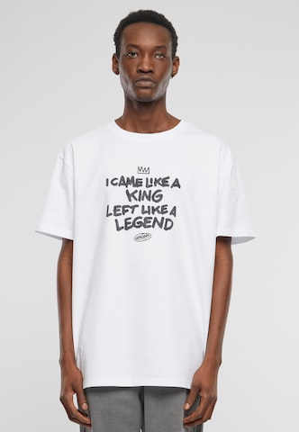 MT Upscale T-Shirt 'Like A Legend' in Weiß: predná strana