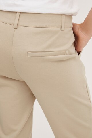 ICHI Tapered Broek 'Kate' in Beige