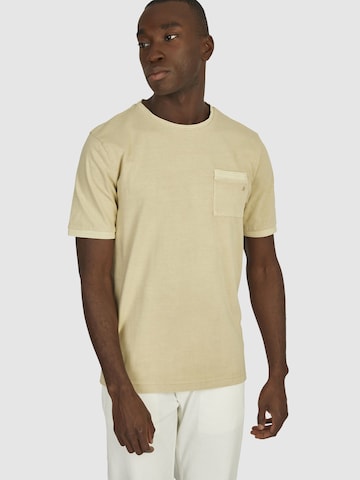 T-Shirt HECHTER PARIS en beige : devant