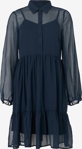 VILA - Vestidos camiseiros 'VIJAVIZZA' em azul: frente