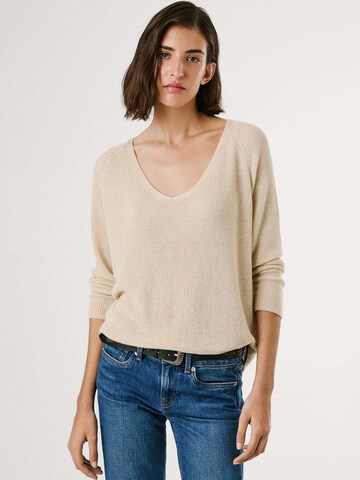 Pepe Jeans Pullover in Gold: Vorderseite