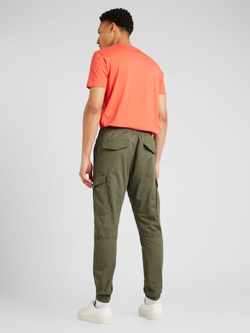 Coupe slim Pantalon cargo QS en vert