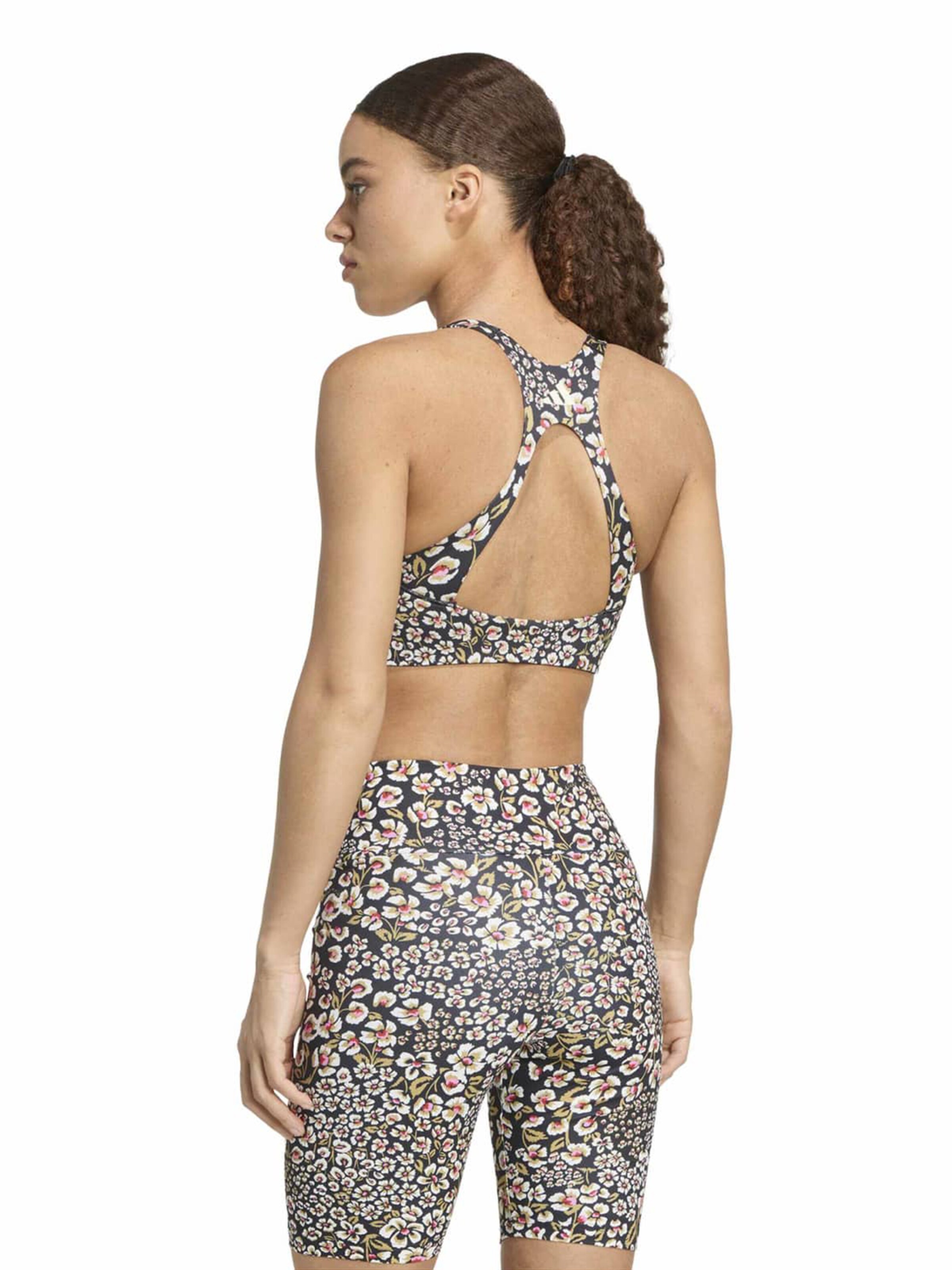 ADIDAS PERFORMANCE Bustier Športni nederček 'FARM' | bela barva