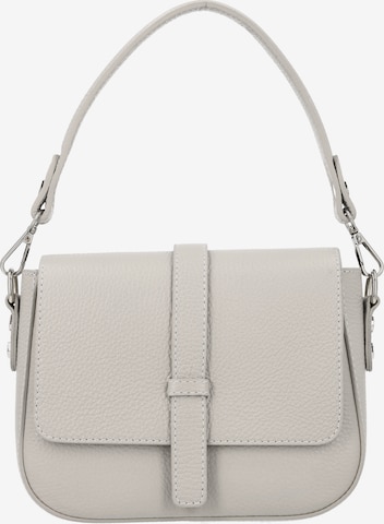 pelēks faina Pleca soma: no priekšpuses