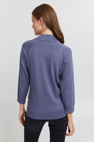 PULZ Jeans Pullover 'SARA' in Blau