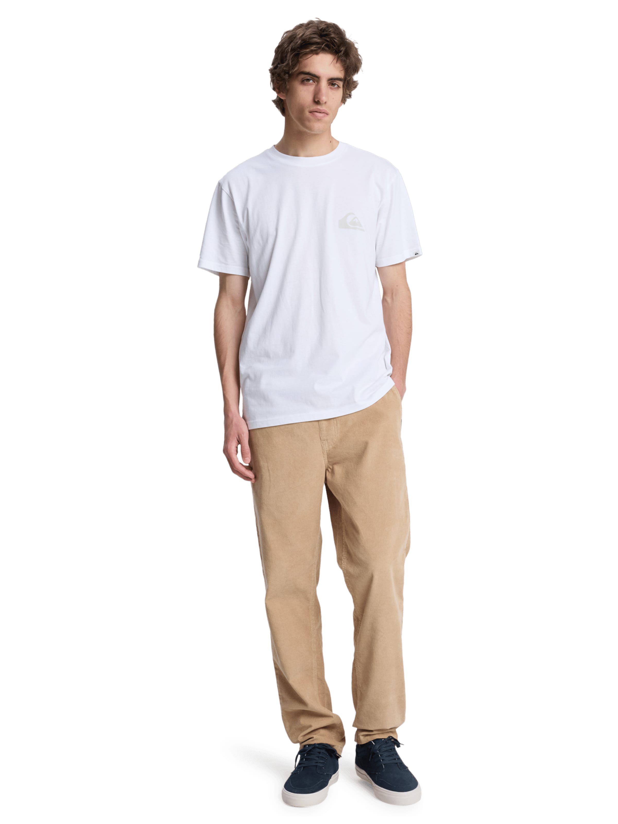 QUIKSILVER Performance Shirt 'EV' in White: front