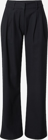 ABOUT YOU x Iconic by Tatiana Kucharova Loose fit Pants 'Rachel' in Black: front