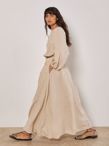 Jupe ' ' Apricot en gris