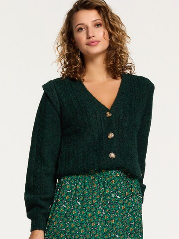 Cardigan 'Aspen' Shiwi en vert : devant