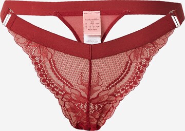 Hunkemöller תחתוני חוטיני 'Hana' באדום: מלפנים