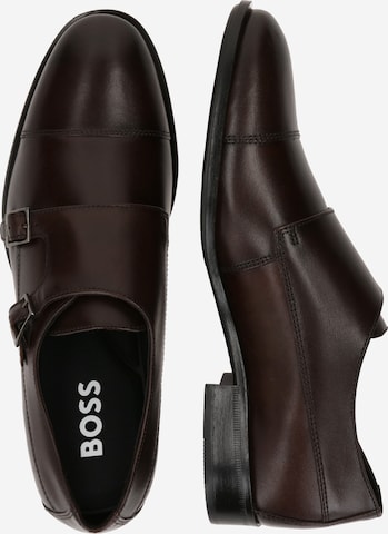 Chaussure basse 'Colby Monk' BOSS Black en marron