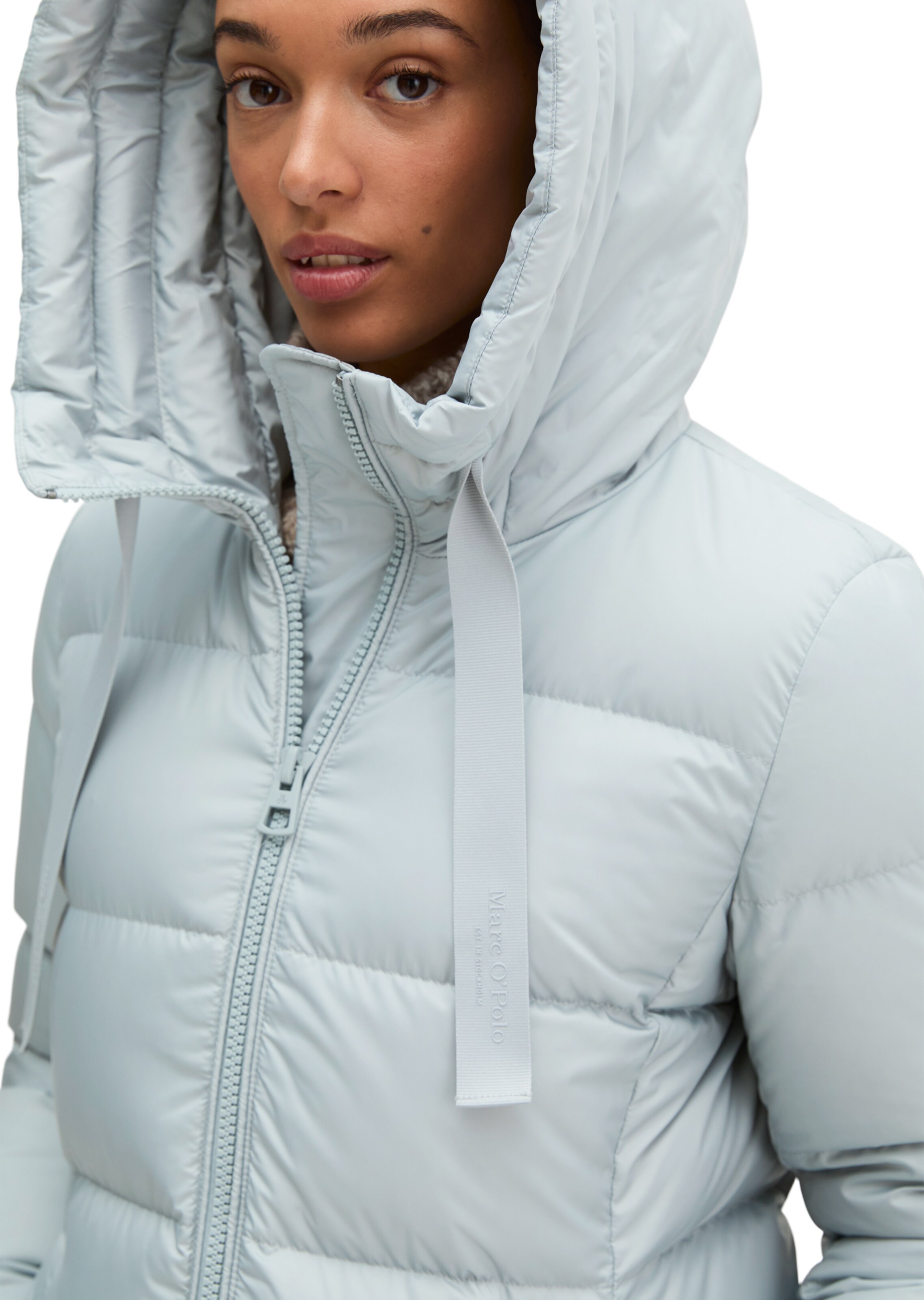 Manteau d’hiver Marc O'Polo en bleu : devant
