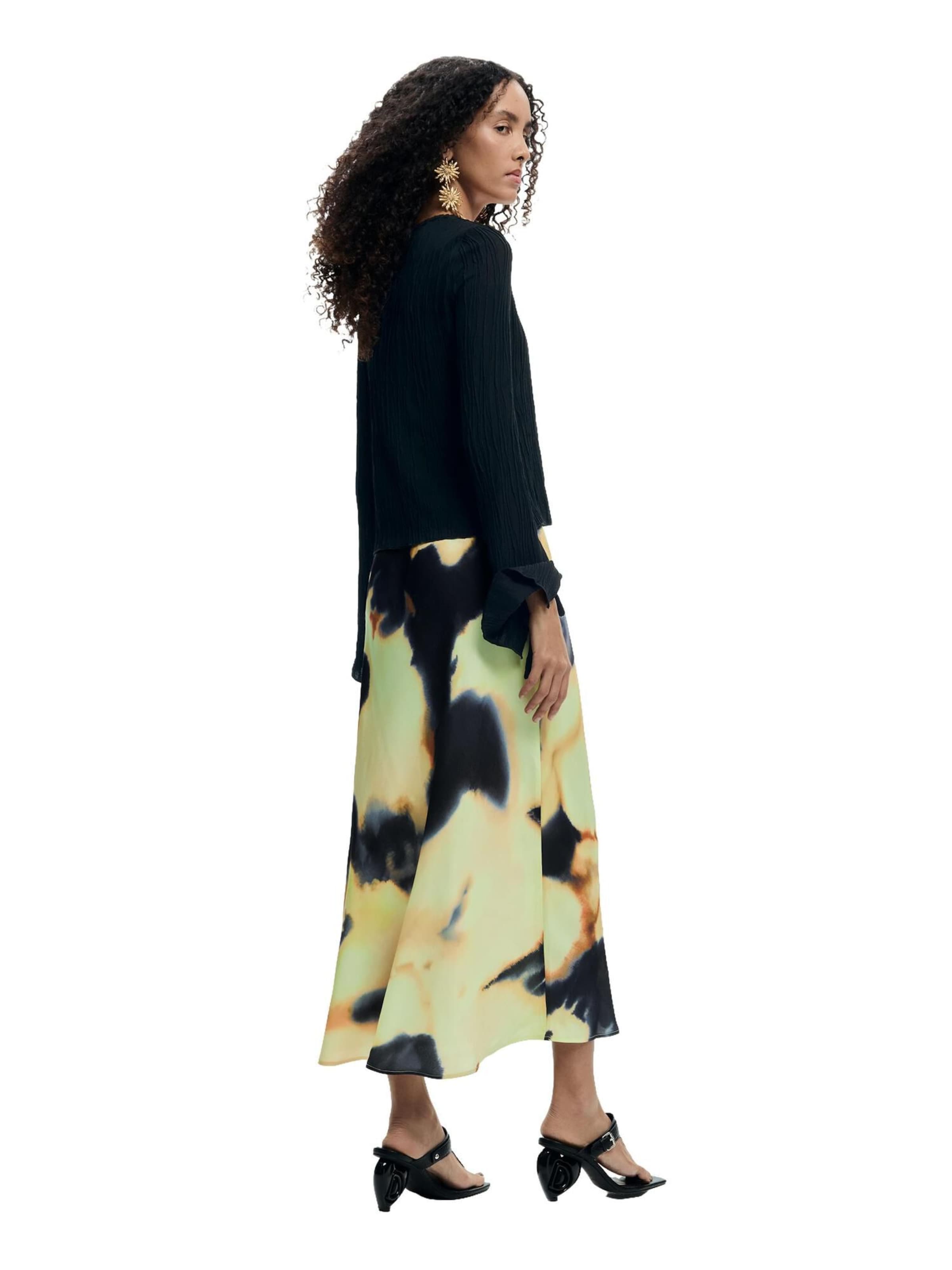 Desigual - Falda en amarillo