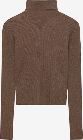 Pull&Bear Sweater in Brown: front