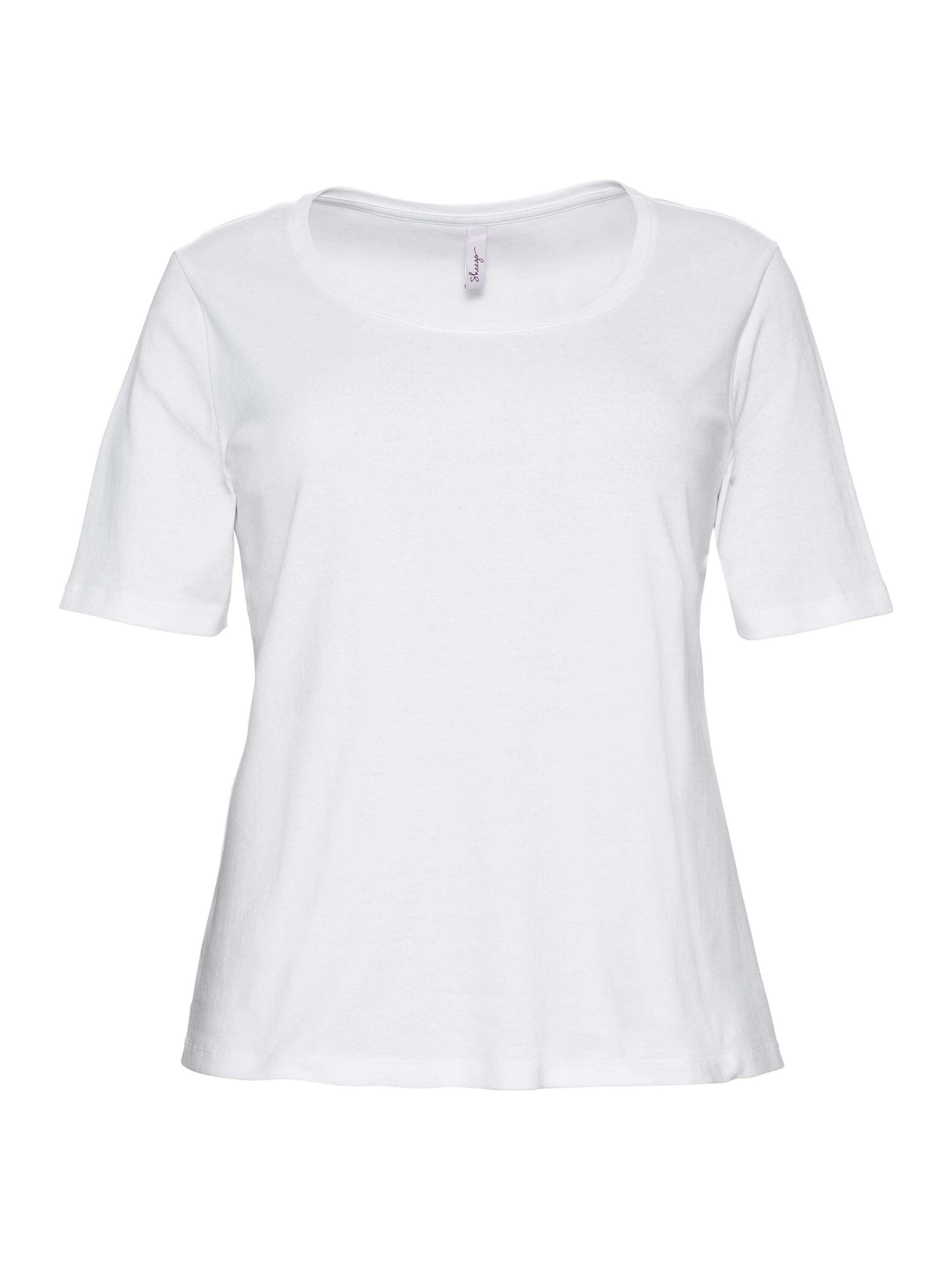 SHEEGO Футболка в Белый: спереди