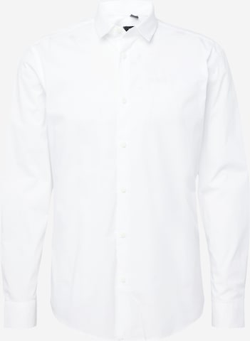 Slim fit Camicia di ESPRIT in bianco: frontale