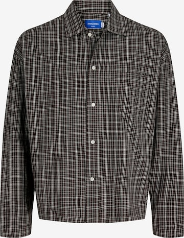 JACK & JONES Button Up Shirt 'JORAustin' in Brown: front