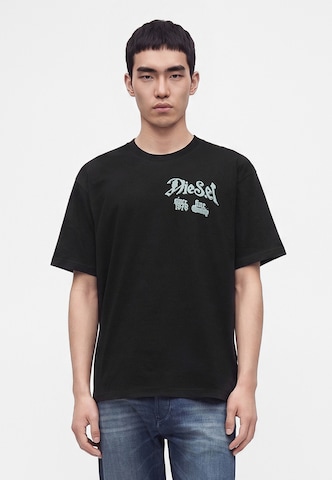DIESEL - Camiseta 'T-BOXT-AA2' en negro: frente