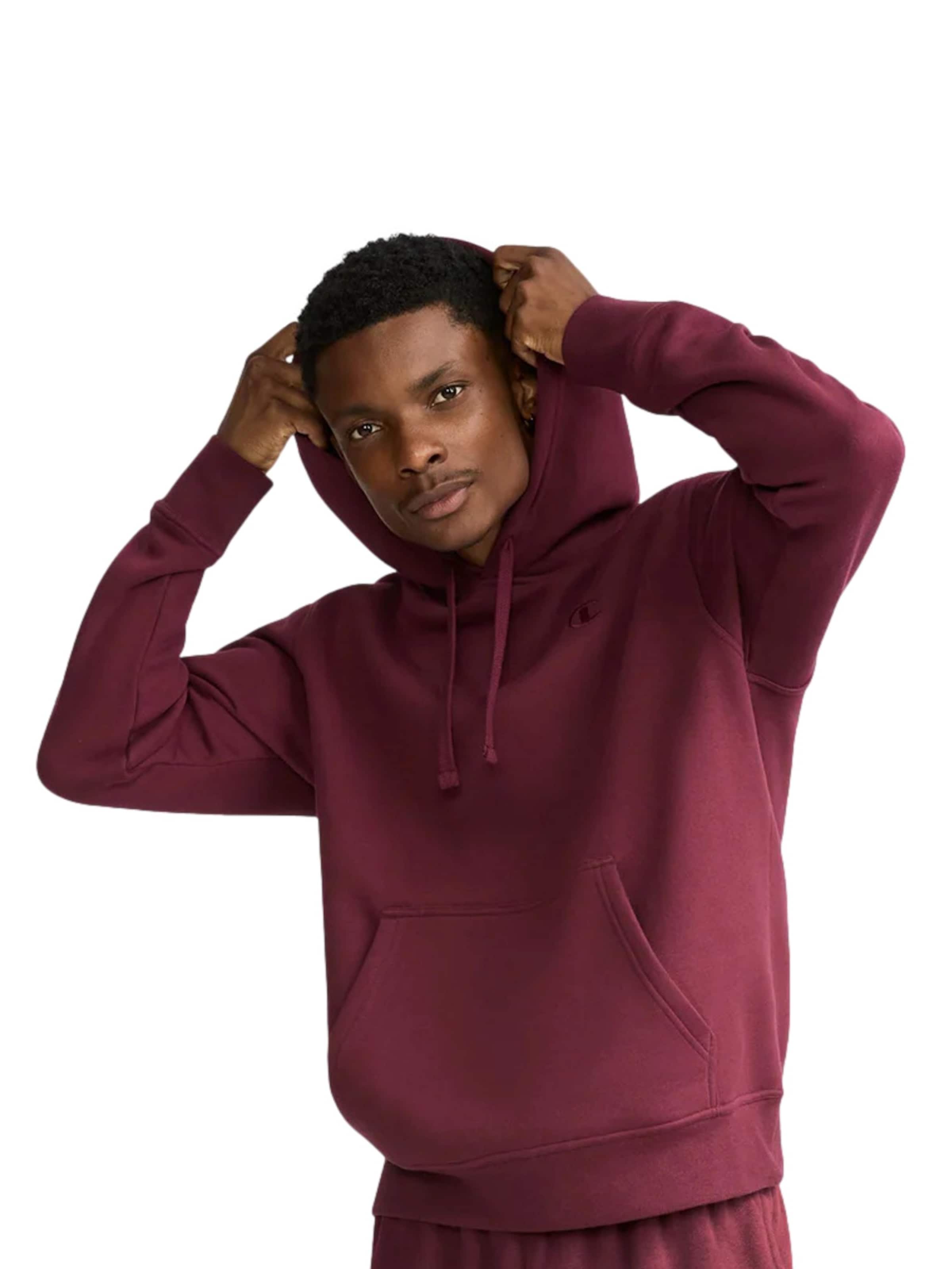 Felpa di Champion Authentic Athletic Apparel in rosso: frontale