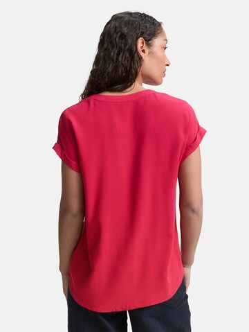 Chemisier TOM TAILOR en rouge