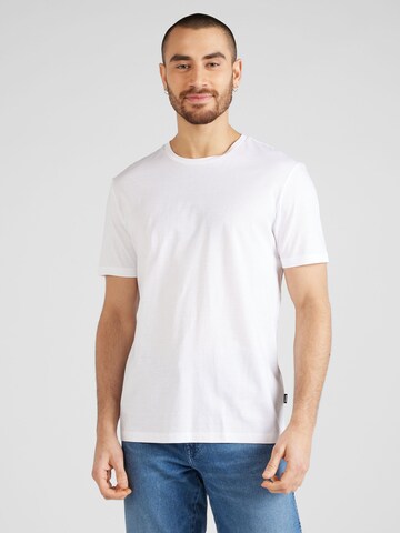 BOSS - Camiseta 'Tessler' en blanco: frente