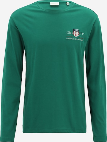 T-Shirt GANT en vert : devant