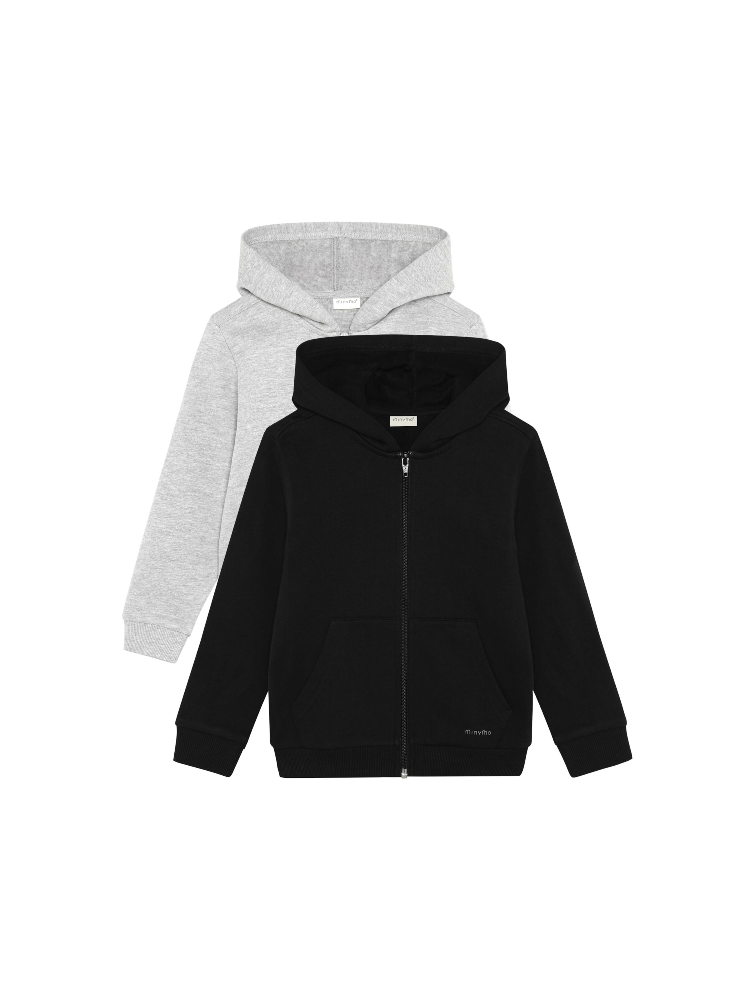 Veste de survêtement ' MISweat Jacket ' MINYMO en gris : devant