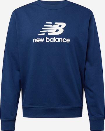 Sweat-shirt 'Essentials' new balance en bleu : devant