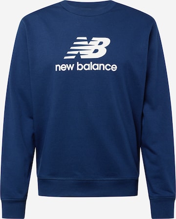 new balance Sweatshirt 'Essentials' in Blau: predná strana