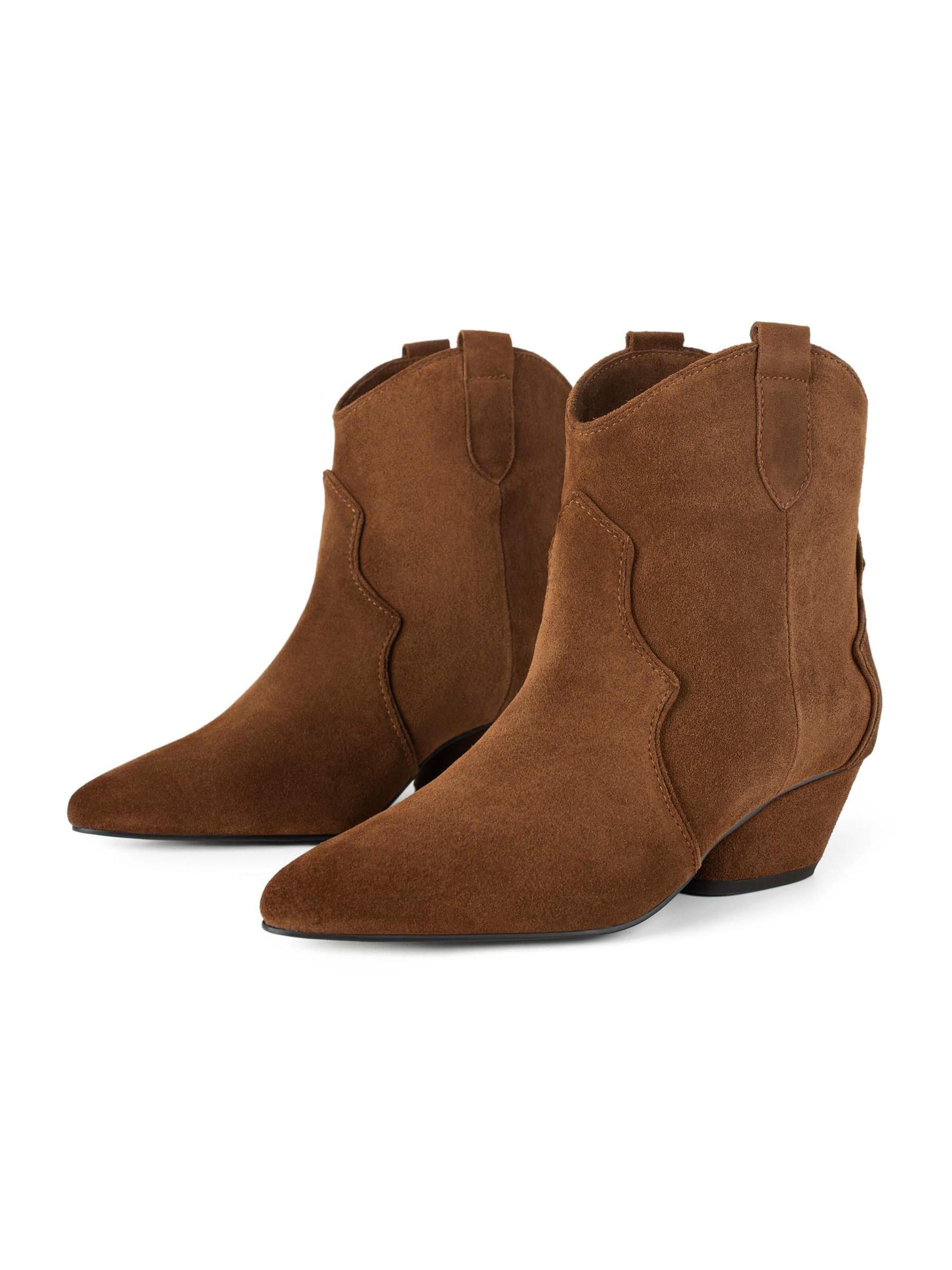L37 HANDMADE SHOES Botas de cowboy 'STARRY PATH' em 35 em caramelo, Vista do artigo