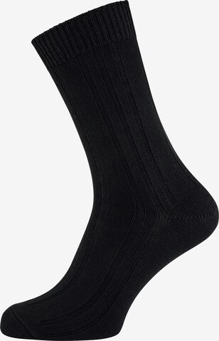 Nur Der Socks in Black: front