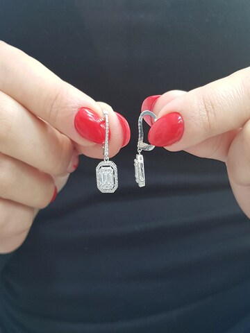 EinStein Diamant Earrings in Silver