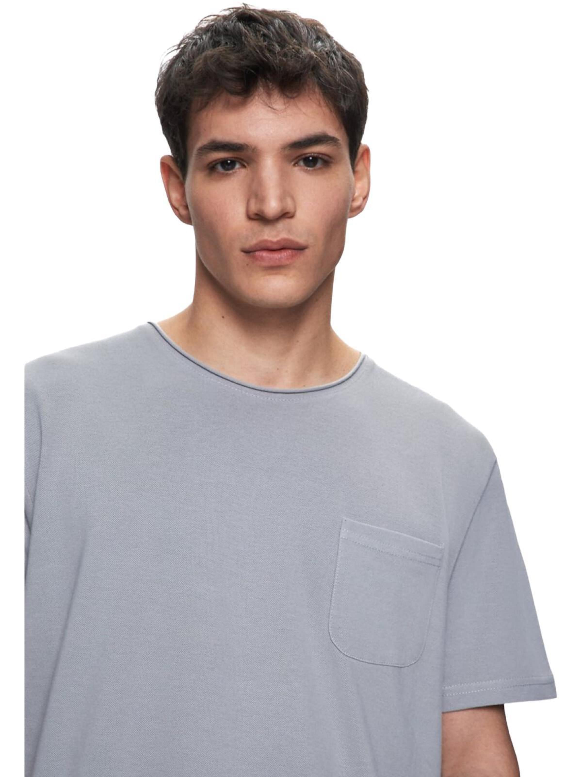 LTB Jeans - Camiseta 'LTB Jeans Herren-Piqué-T-Shirt' en gris