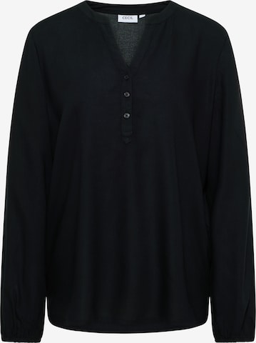 CECIL Bluse in Schwarz: Vorderseite