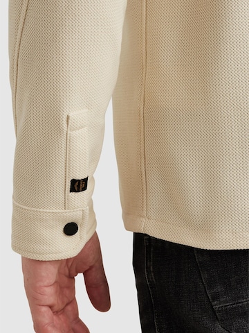 PME Legend - Chaqueta de entretiempo 'PME LEGEND - Shirt jacket with  zipper closure and badge' en beige