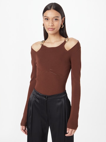 PATRIZIA PEPE Sweater in Brown: front