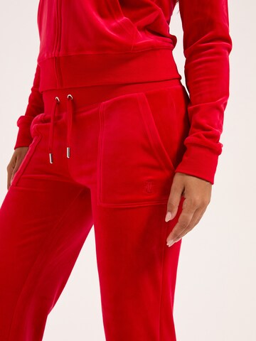 Skinny Pantaloni sportivi di Juicy Couture in rosso