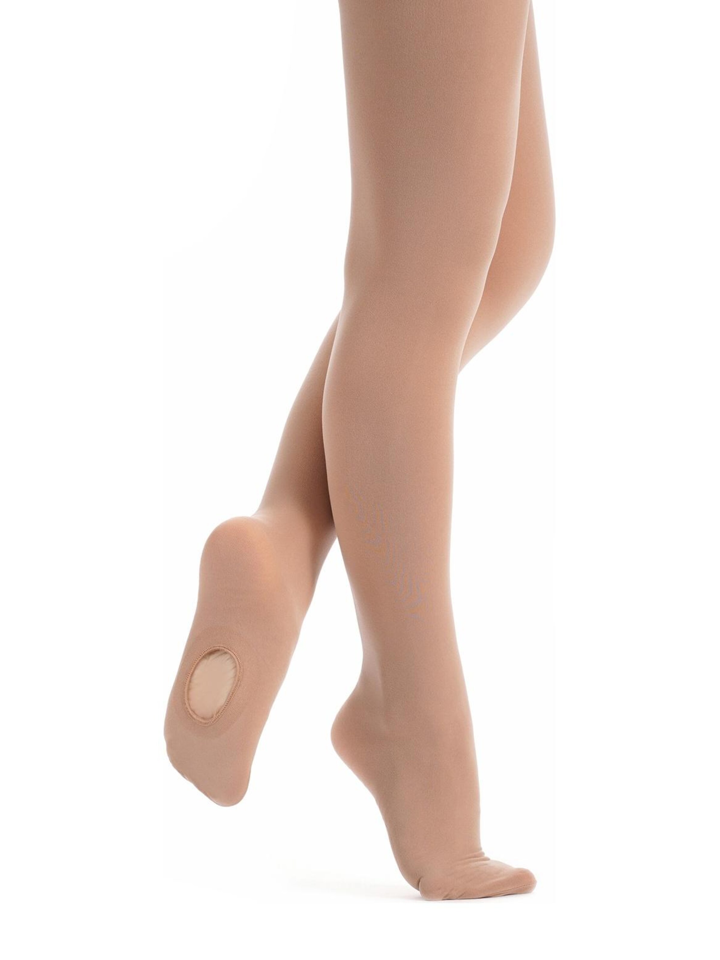 Tanzmuster Tights 'Dana' in Brown: front