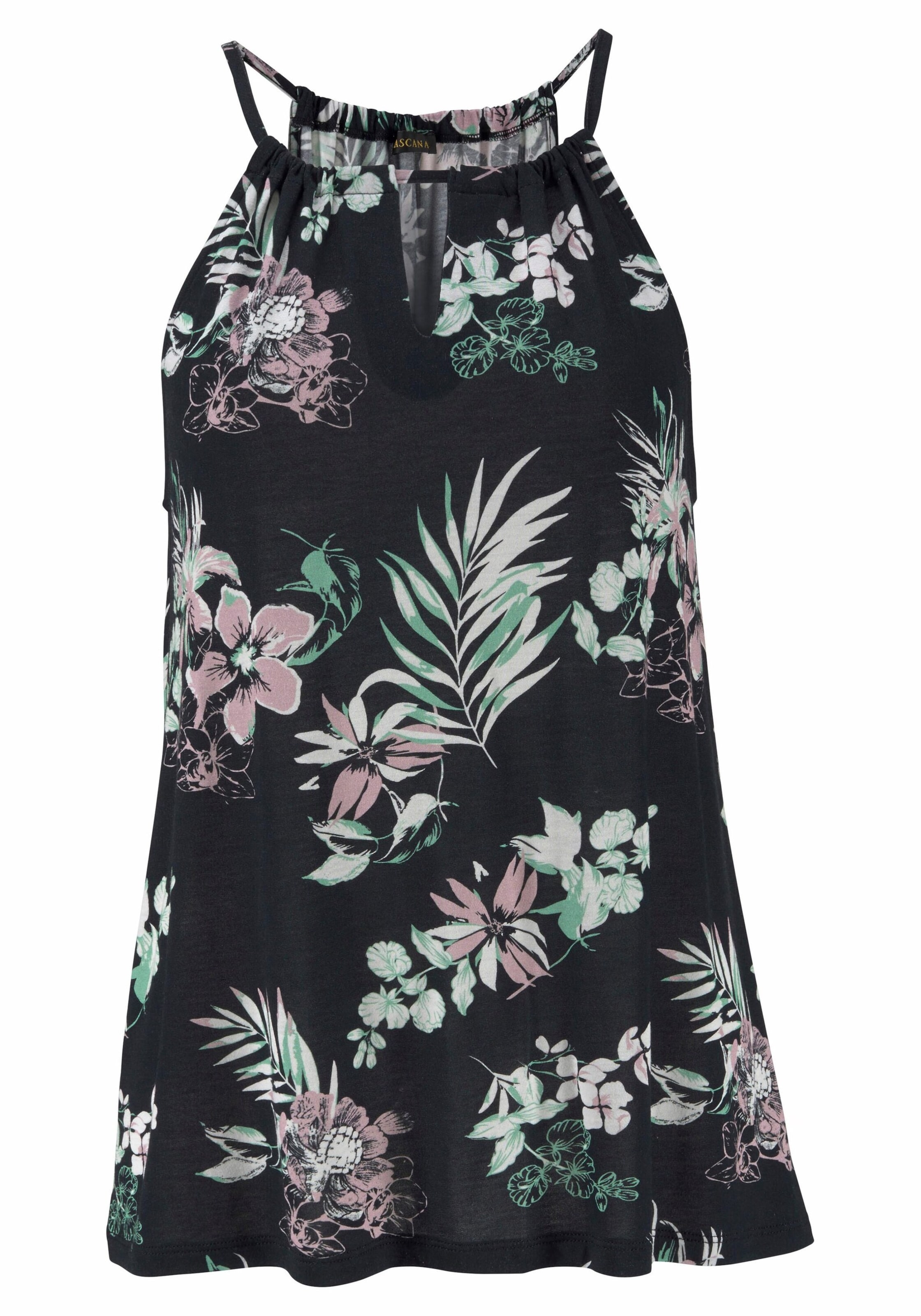 LASCANA Top in Schwarz: Vorderseite