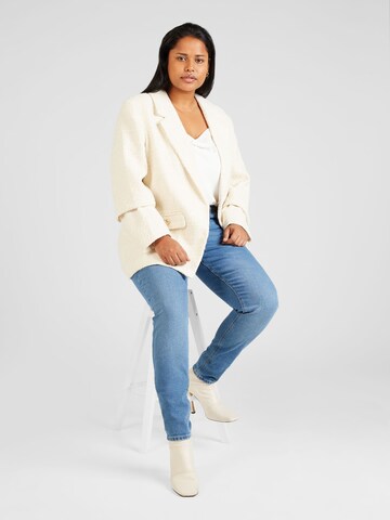 ONLY Carmakoma Slimfit Jeans 'CARLuna' in Blau