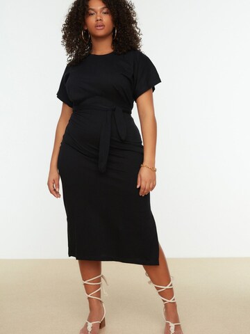 Abito di Trendyol Curve in nero: frontale