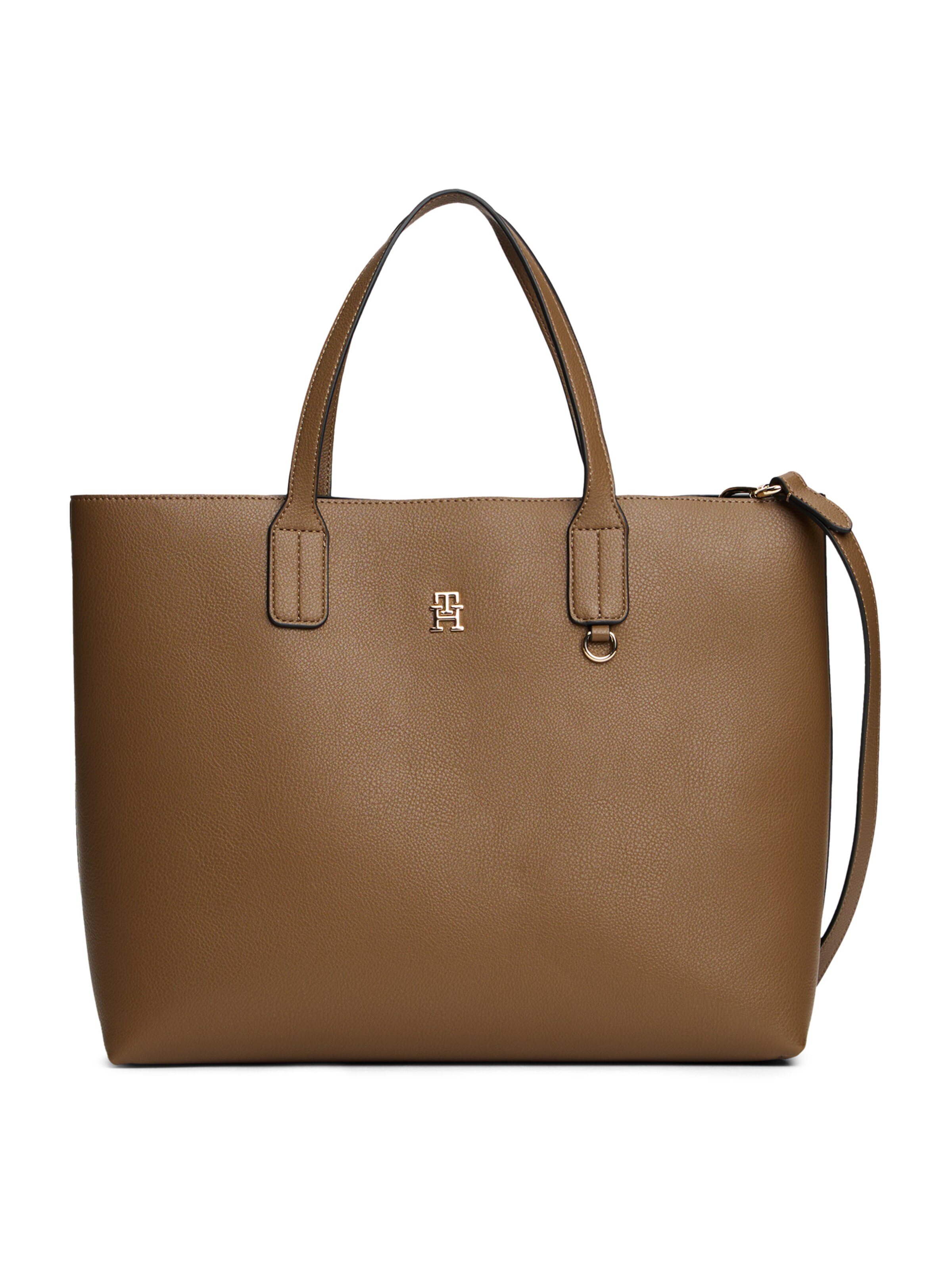 TOMMY HILFIGER Nakupovalna torba | zelena barva: sprednja stran